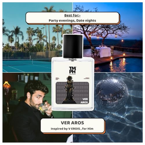 Image of TMPerfumehouse VER AROS EDP for Men | Sweet, Fresh & Long Lasting Perfume Spray | Vanilla, Aromatic & Green Fragrance | Luxury Gift for Him | TMPH | 50ml