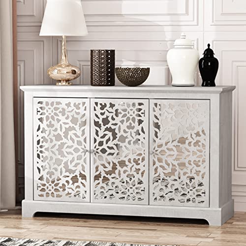 Galano Culbin 3 Door Storage Cabinet for Living Room, Hallway, and Kitchen