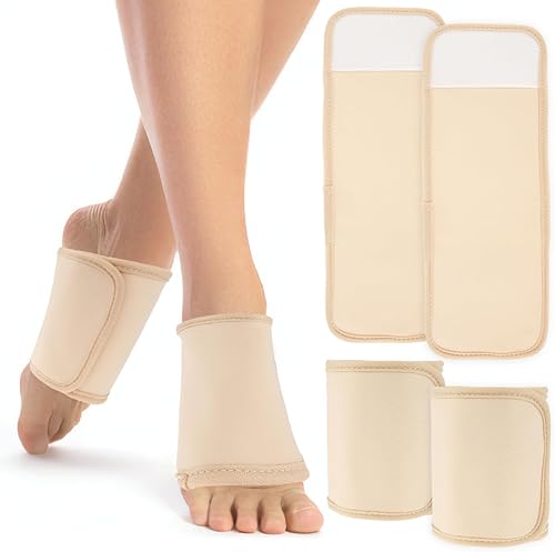 Miniatura 1 de Paquete de 4 envolturas de aceite de ricino para pies, envoltura de aceite de ricino, compresa de pie de aceite de ricino, envoltura de aceite de