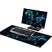 Cmhoo XXL Professional Large Mouse Pad & Computer Game Mouse Mat (35.4x15.7x0.1IN, Dragon)
