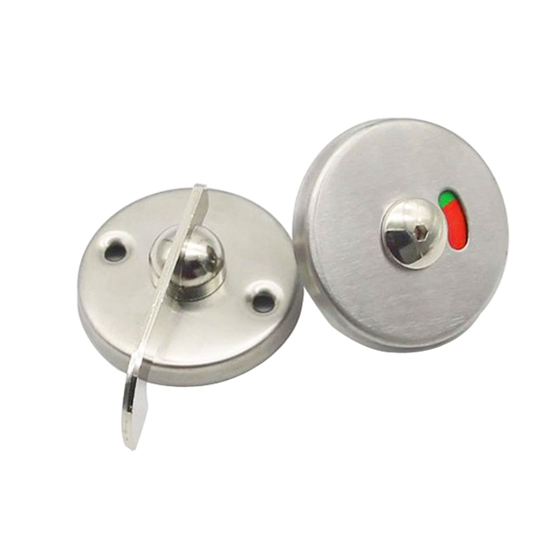 Public Toilet Door Locking Rotating Red Green Indicator Knob Lock ...