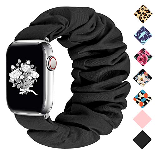 Image of Greatfine Scrunchie Band Compatible with Apple Watch Bands 38mm 40mm 41mm 42mm 44mm 45mm 46mm 49mm Women, Elastic Scrunchie Watch Strap for iWatch Watch Series 11 10 9 8 7 6 5 4 3 2 1 SE 3 2 Ultra 3 2