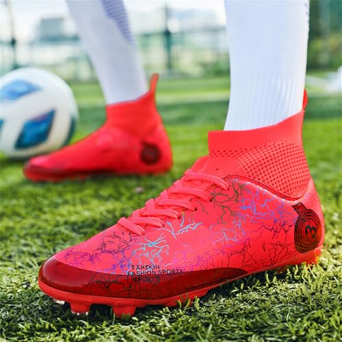 Kids Soccer Shoes Boys Football Cleats Professional Athletic Outdoor Trainning Football Shoes Youth Girl Turf Soccer Cleats4