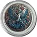 Collectible Dove of Peace American Silver Eagle Coin, Stained Glass Design Gift
