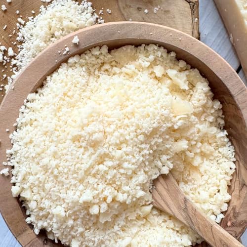 【DELICIOSA】便利な 削りたて 無添加 パルミジャーノ レッジャーノ DOP 36ヶ月熟成 粉チーズ グラスフェッド チーズ Parmigiano Reggiano 36 Months Aged Grated Grassfed Cheese Eas