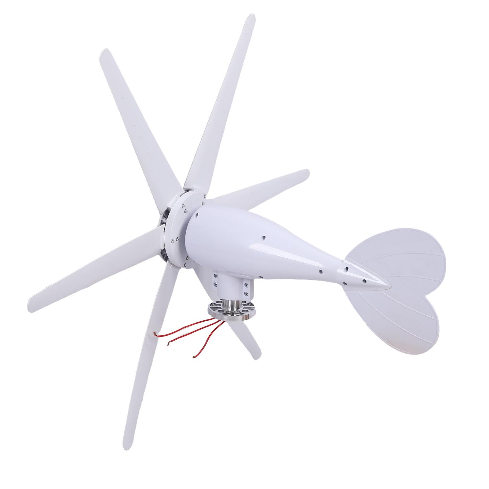 Generatore Eolico da 300 W, 6 Pale, Avvio a Bassa velocità, Resistente All'acqua, con Controller Integrato, per, Fattorie, Barche