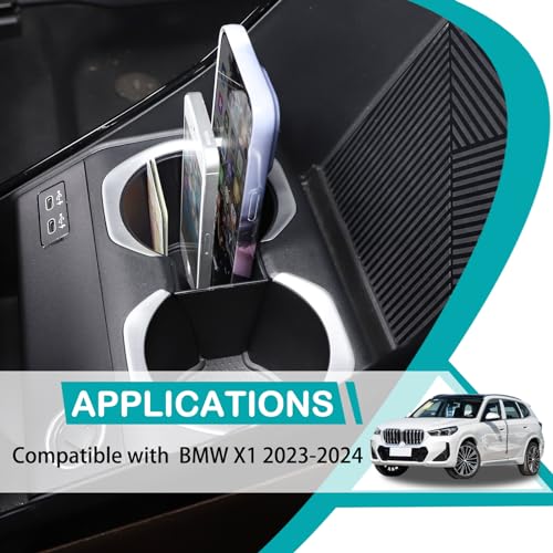 Portavasos Central Compatible BMW X1 U11 2023-2026 miniatura 2
