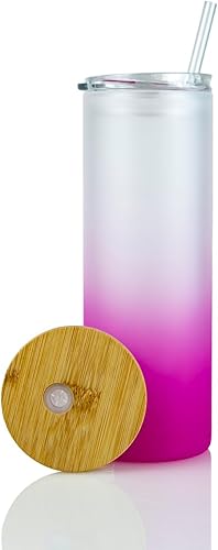 Miniatura 8 de Hogg Caja de vaso delgada sublimable de vidrio transparente de 20 onzas (paquete de 25) para bricolaje, personalizable, añade logotipo, vinilo,