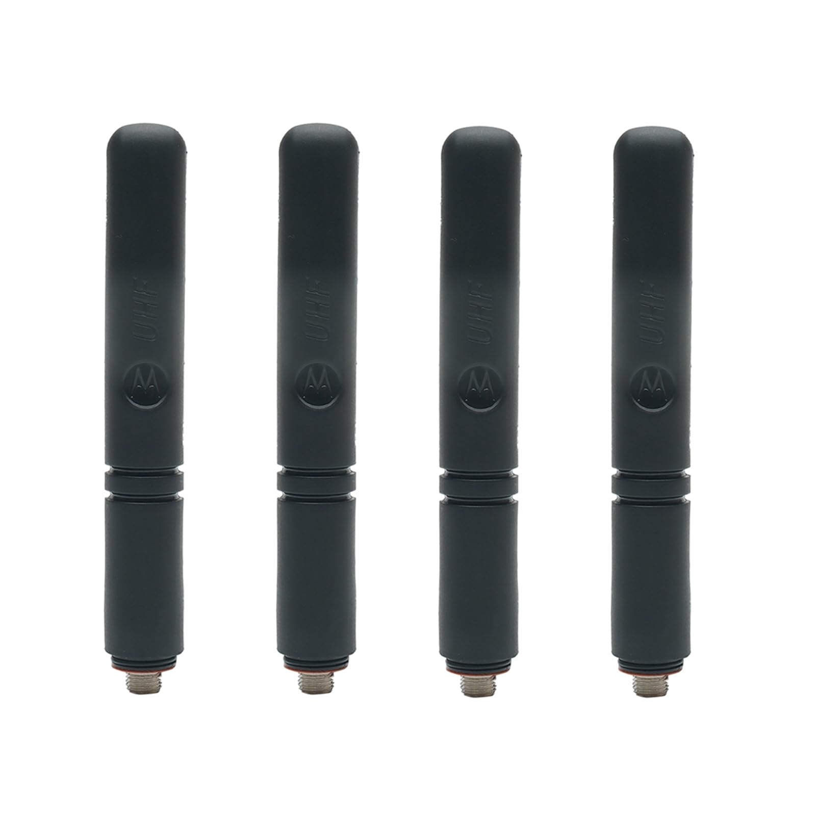 HEOPBIRD UHF 403-527MHz Stubby Antenna Compatible with Motorola XPR3300 XPR7550e XPR3500e XPR7580e XPR7350 XPR7550 Two Way Radio Walkie Talkie 4PACK