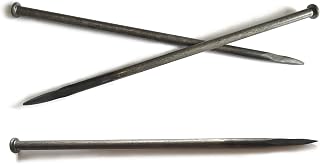 Landscape Spikes, Metal Landscape Stake Edging Anchoring 12-Inch Length 15 PCS, Garden Nails for Timber,Artificial Turf, Paver Edging, Weed Barrier, Carpentry and More