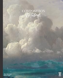 Composition Notebook: Albert Bierstadt - Storm Clouds Notebook Journal/Note: 110 pages: 7,5x9,25 College Ruled | Famous Artists Paintings Notebook | ... Journal | Decorative Notebook | Iconic Art