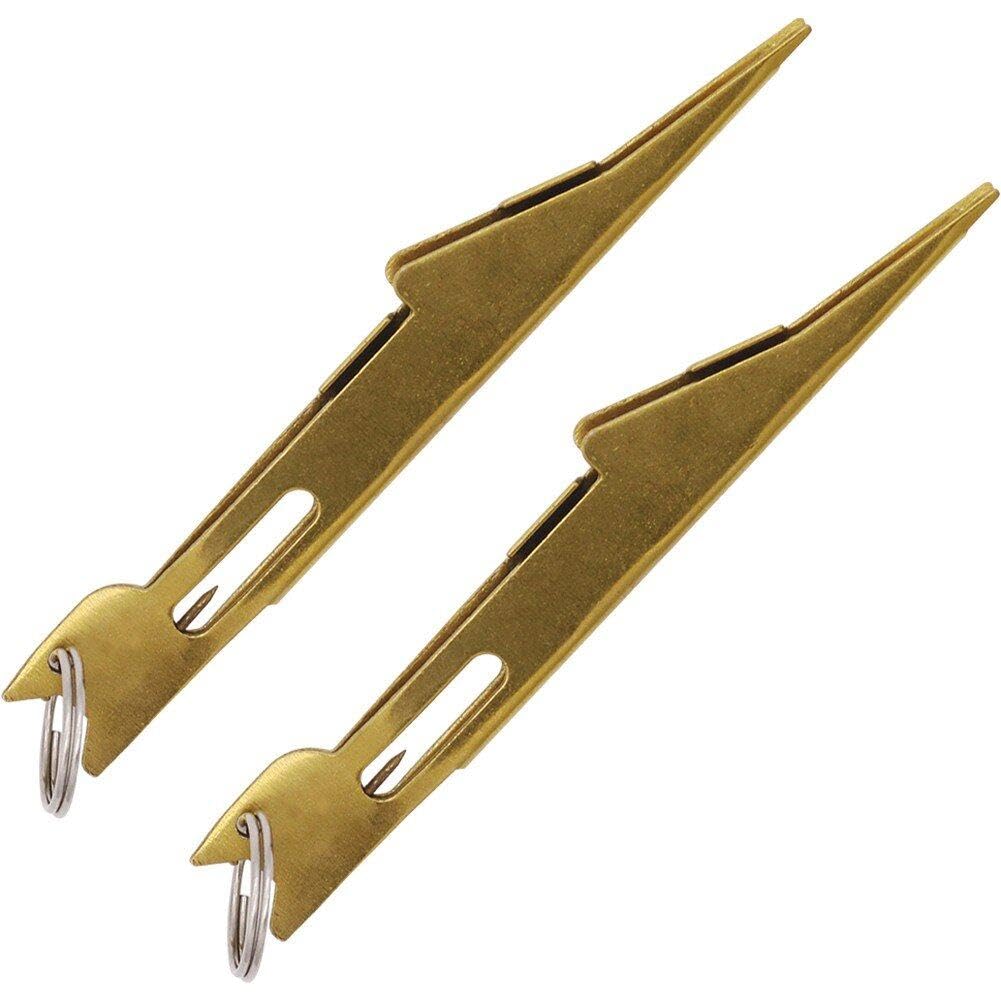 Muteitt 2 Pcs Fishing Line Knot Tyer Quick Tie Fishing Knot Tying Tool Fly Fishing Nail Knot Tool Fly Fishing Angler Accessories Fly Tying Equipment