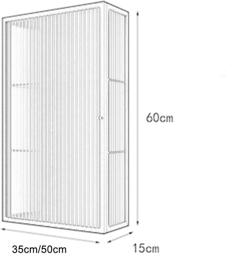 Miniatura 3 de PHSP Armario de pared para sala de estar, armario de pared para dormitorio, gabinete de pared de una sola puerta, gabinete de almacenamiento de
