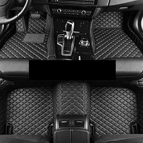 Tapis de sol de voiture personnalisés Q3 en cuir artificiel noir