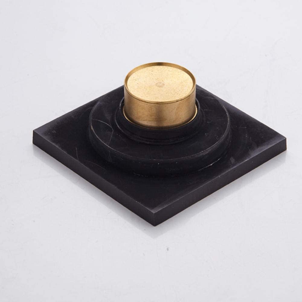 Colador de cubierta de desagüe de piso extraíble, baño Anti-olor Residuos de piso cuadrado Azulejo de baño Desagües de piso de ducha Desagüe de ducha antiguo Colador de cabello de ducha Cubierta de ta