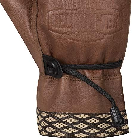 Gants en cuir de conduits en daim de couleur marron - Ganterie Laura