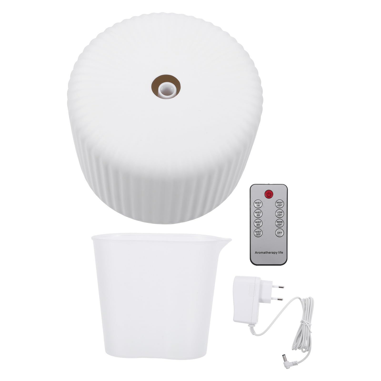 MAGICLULU Diffuseur D'huiles Essentielles en Céramique et Bois, Humidificateur Silencieux 220ml avec Technologie de Brume Douce, pour Chambre et Salon