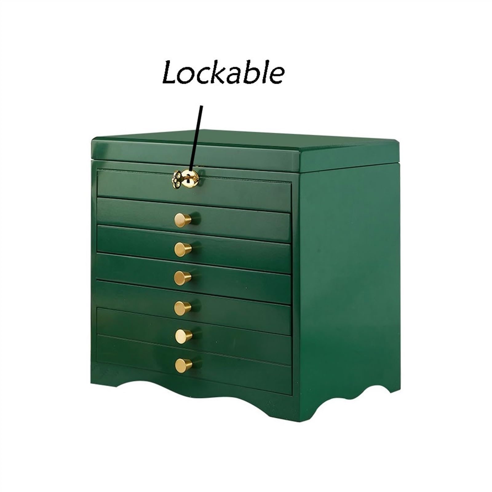 Jewelry Boxes Jewelry Box Wooden Multi Layer Retro Jewelry Necklace Storage Box with Lock Jewelry Boxes