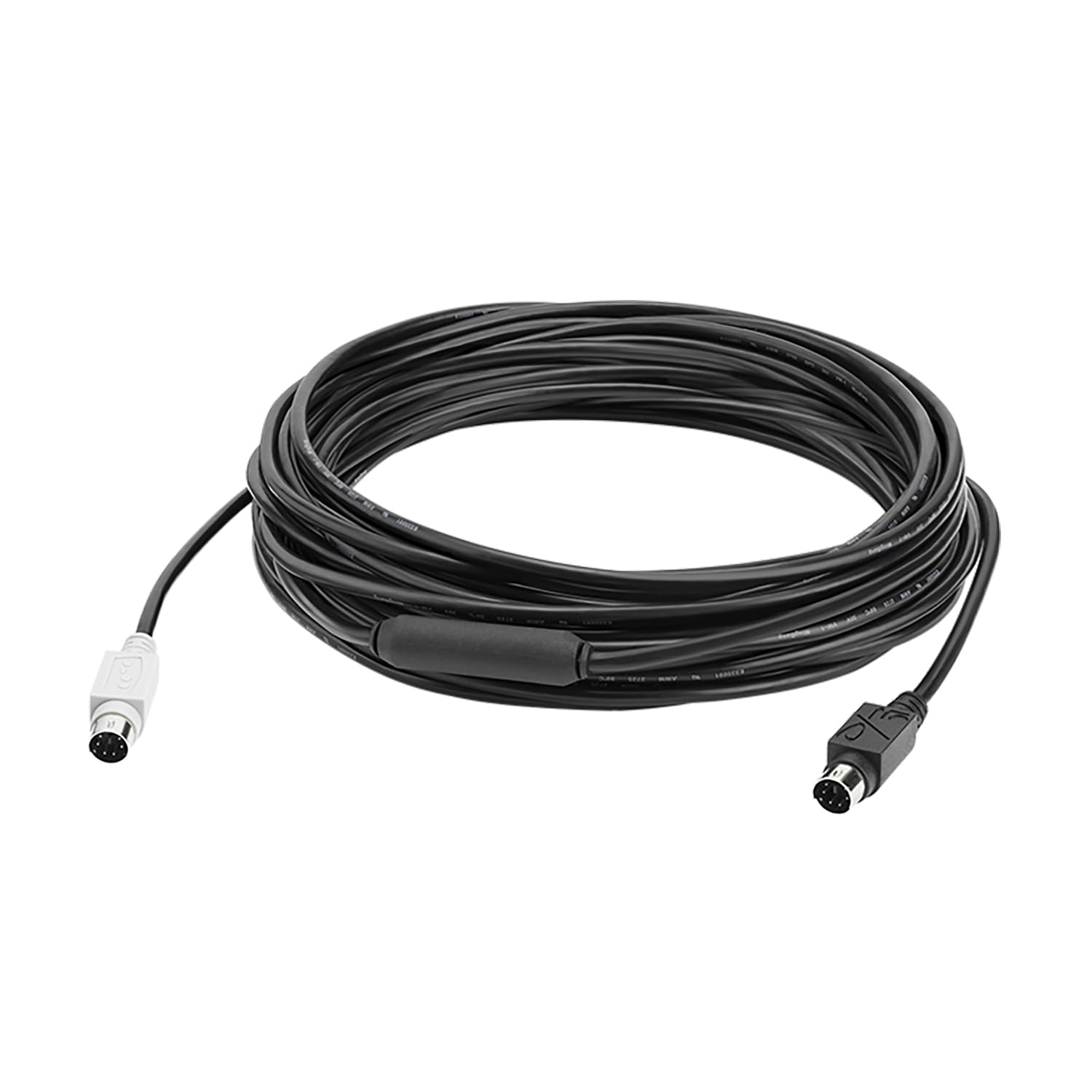 Logitech Extended Cable for Group Video Conferencing System, 10 m, Mini-DIN-6, FCC Class (A), CE, RoHS, Laptop/PC/Mac - Black