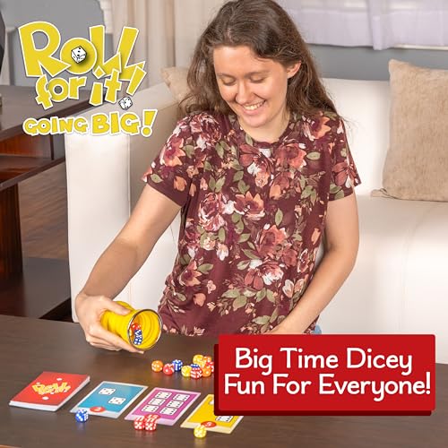 Roll for It! Juego de cartas con dados grandes rojo miniatura 2