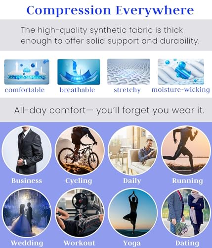 Image of Compression Shirt Men Slimming Body Shaper Vest Crewneck Workout Tank Top | Tummy Control Undershirts, Gynecomastia Compression Shirts, Back Support, Sleeveless Muscle Shirts, Shaping Tank Top
