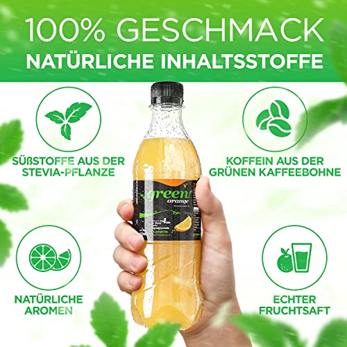 Green Cola Orange DPG PET, 6er Pack (6 x 500ml)