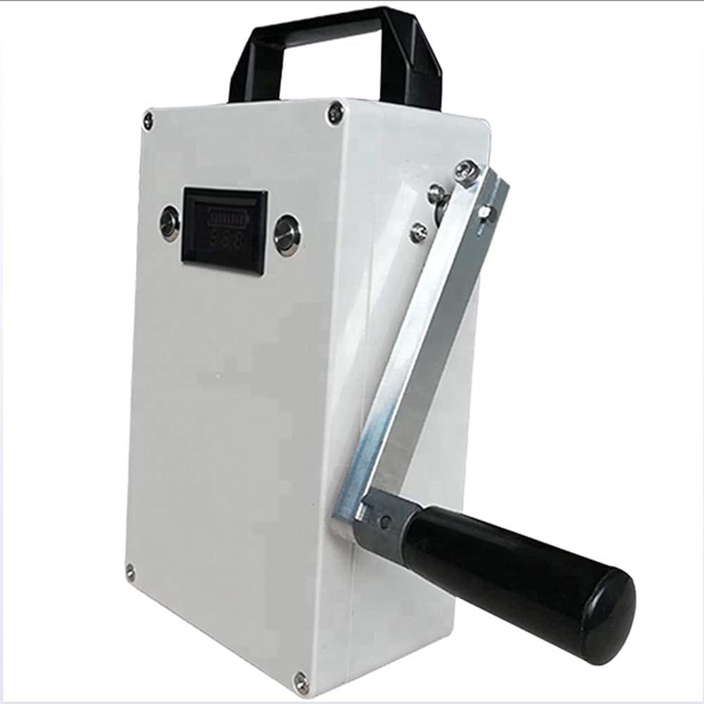 Gyduhye Portable Hand Crank Generator, 150W Small Hand Crank Generator, Portable Power Supply, Manual Emergency Power Generator