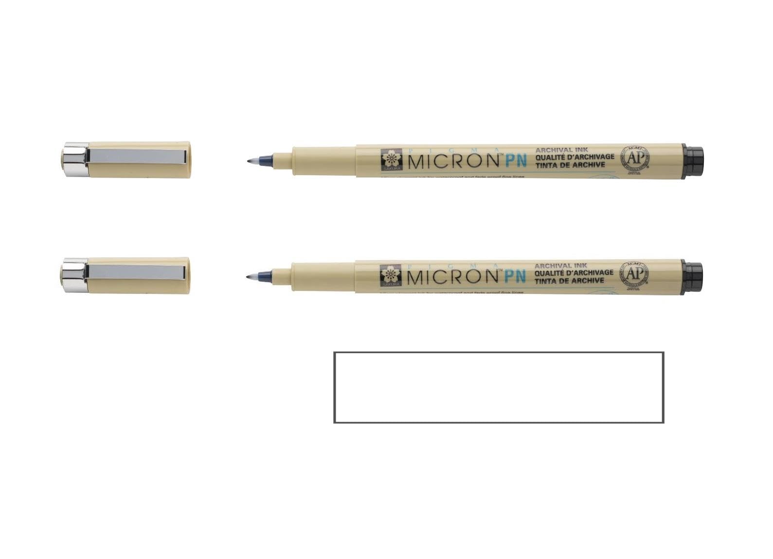 PIGMA MICRON SAKURA PN - Noir. 2pcs et 1 carte