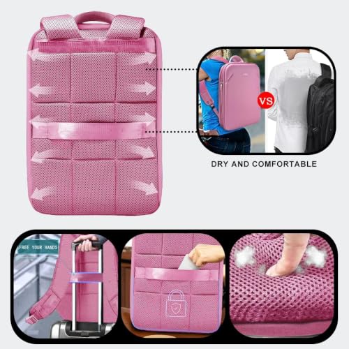 Image of ZINZ Slim & Expandable Laptop Backpack 15 15.6 16 Inch Sleeve with USB Port