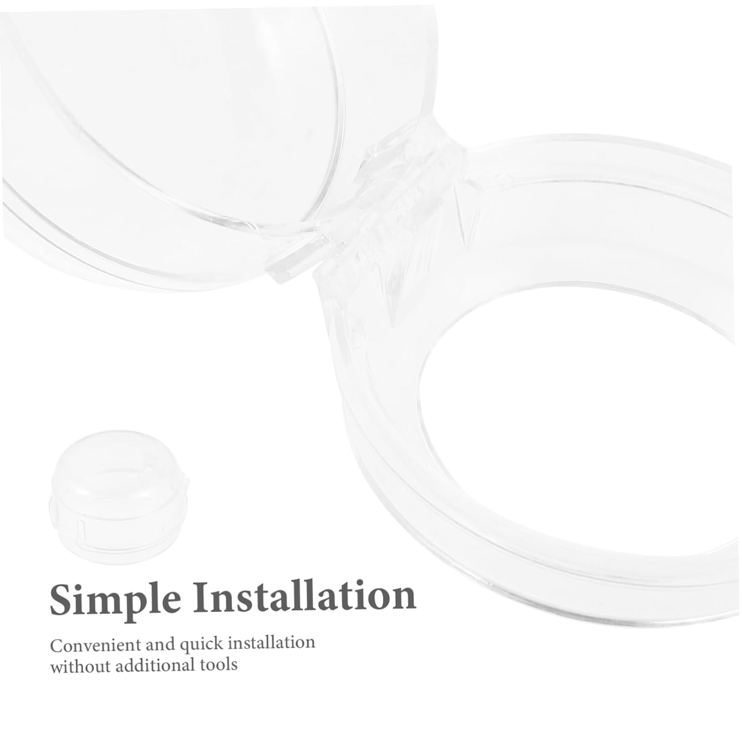 10pcs Gas Stove Knob Covers Childproof Protector for Safety Fit for All Gas Stoves Transparent Kitchen Safety Guard Prevents Accidental Ignition and Damage
