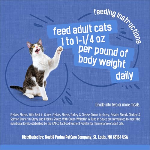 Friskies Purina Savory Shreds Wet Cat Food Variety Pack, (32) 5.5 oz Cans - image 8