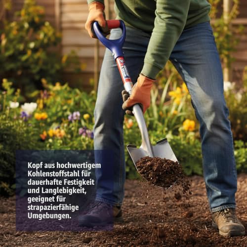 Spear & Jackson MICROROUND Micro-Rundspaten 695 mm (27 1/2"), Fiberglasstiel, Blatt aus Kohlenstoffstahl… – Ansicht 3