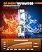 SEALIGHT H4 LED Bulbs, 96000LM 10X Brighter S6 Pro HB2 H4 Fog Bulb with 32 Lighting Chips, 80,000hrs+ Lifespan 9003 Drving Light, 6500K White, Plug n Play, for Powersports ATV, Vehicle, Pack of 2