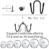 1x Pot Lid Storage Rack Kitchen Organizer Holder Wall Mount Cabinet Hanging US e