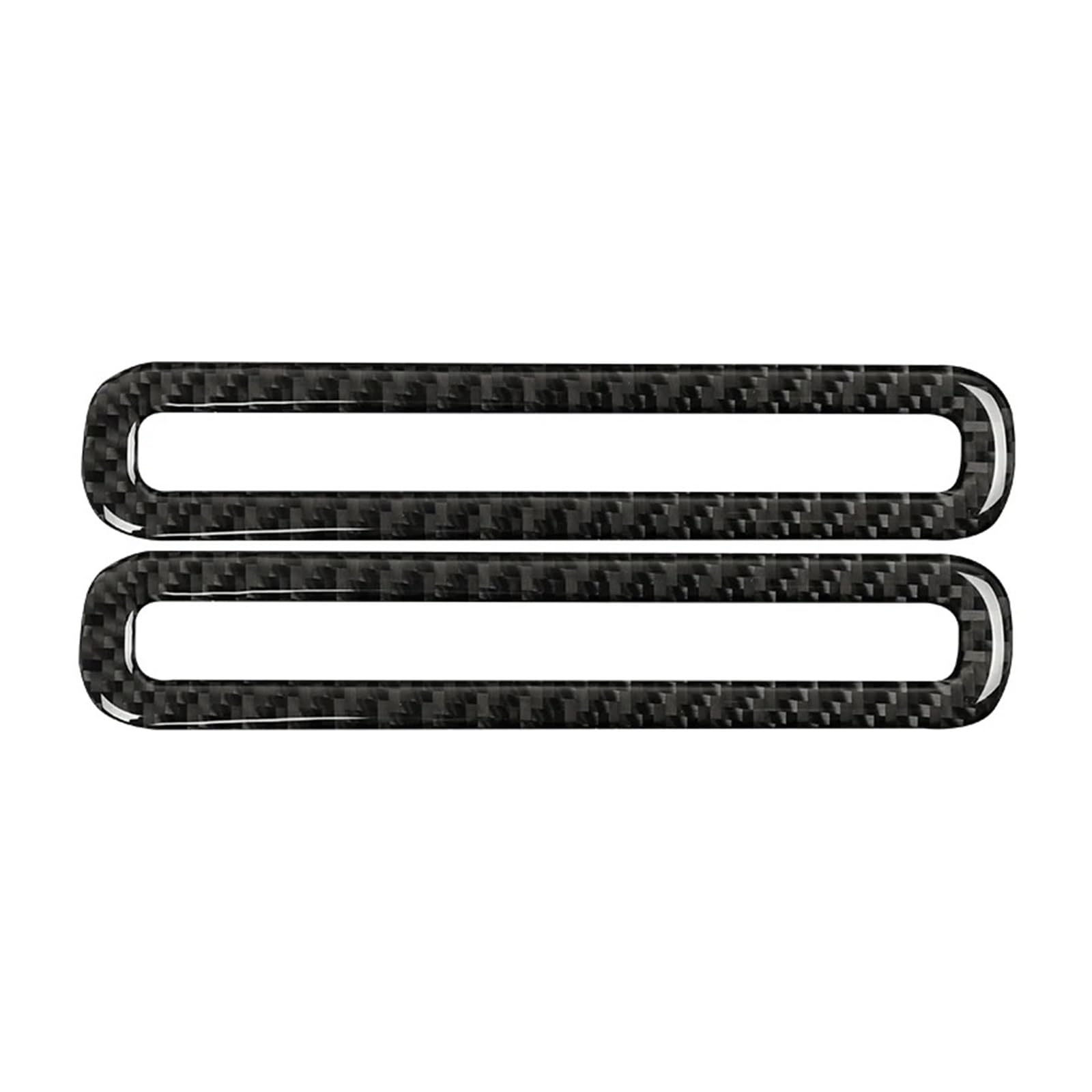 Car Interior Trim for Mustang GT 2015-2021 Auto Side Door Defogger Air Vent Outlet Frame Sticker Interior Trim Car Interior Decoration(Black)