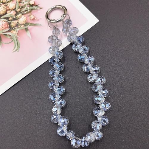 Image of TENOC Beaded Phone Wrist Strap, Blue