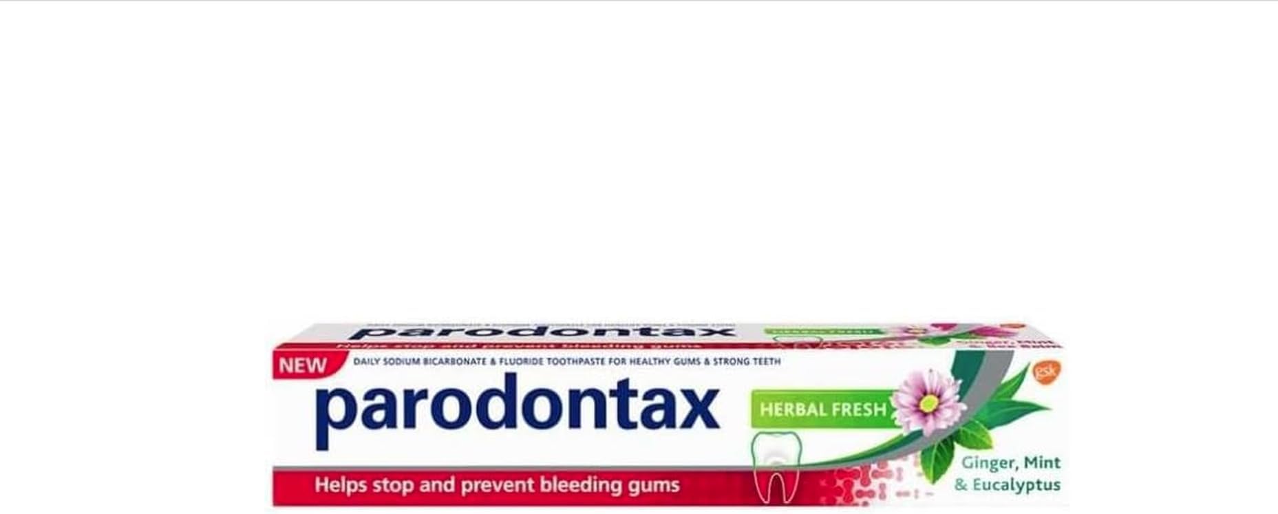 Herbal Fresh Toothpaste, 75 ml, Parodontax Herbal Fresh Toothpaste Contains Mineral Salts and is clinically Proven to Help Stop and Prevent Bleeding Gums, Pack of 3
