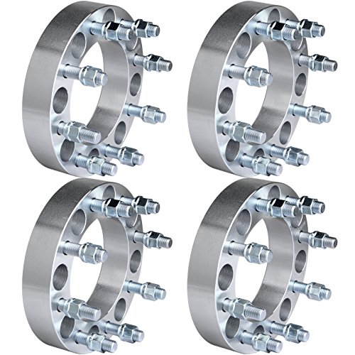 ANPART 4PCS 8 Lug Wheel Spacers 1.5 inch 8x6.5 8X165.1mm 126.15mm 9/16" Stud Fits for 1970-1998 for Ford F-250 1975-1978 for GMC K25