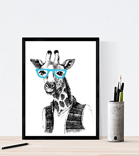 Nacnic Set of Two Sheets Animals Illustrated. Pack of Two Poster for framing with Illustrations of Animals. Gift for Friends of Animals. Decoracion Del Hogar. Paper 250 Grams pack 3 - Image 3