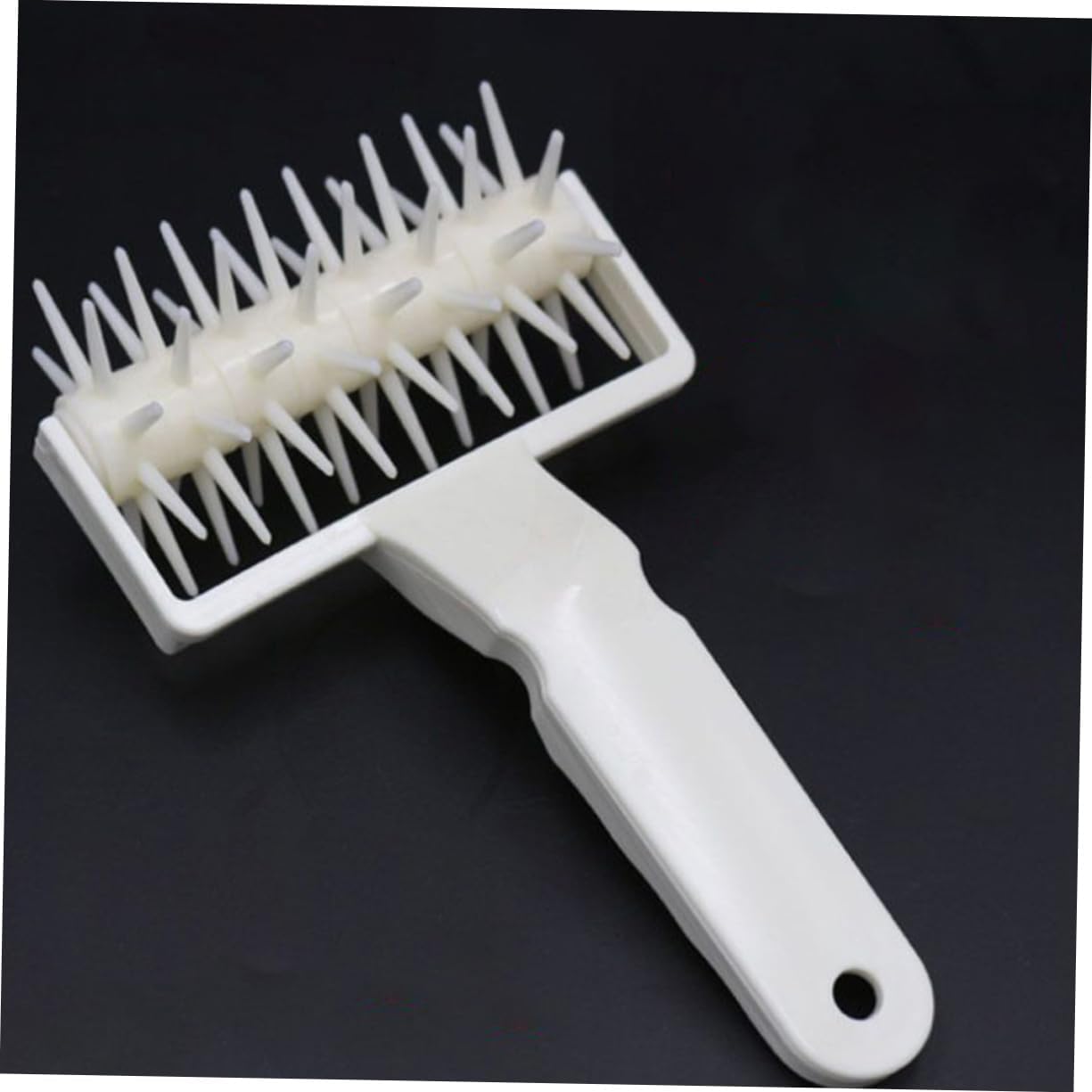 Cabilock 4pcs Pizza Roller Tool Pizza Needle and Pastry Crust Cutter Lightweight Material for Home Baking Prevents Blistering Making