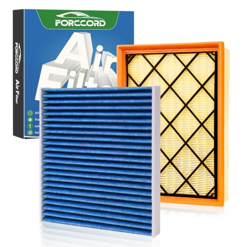 Image of Cabin & Engine Air Filter Kit for 2020-2022 Ford Escape 2.0L | for 21-25 Bronco Sport 1.5L / 2.0L, 22-24 Maverick (Not for Hybrid) Replace#CF12772 JX6Z9601A Air Filter Combo Car Accessories