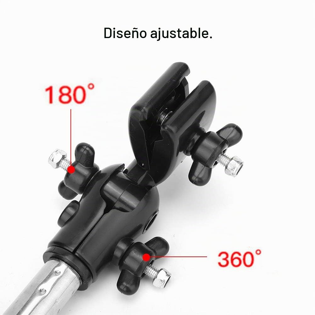 Marco de Soporte de Paraguas Piezas de Scooter de Silla de Ruedas Accesorios Cochecito de Silla de Ruedas Accesorio de Paraguas de Bicicleta Abrazadera de Soporte de Manillar