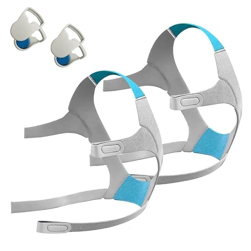 2パック CPAP F20 交換用ヘッドギア F20 フルフェイスマスク ResMed AirFit F20 フルフェイス CPAP マスク (Mサイズ)