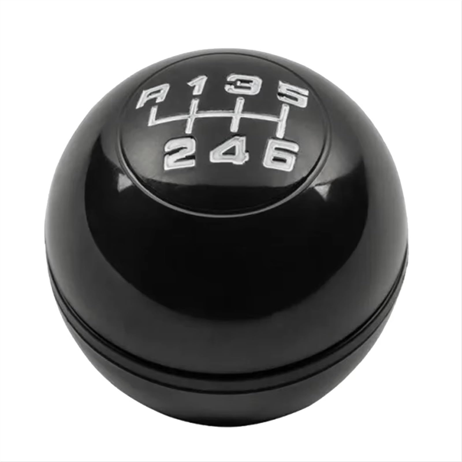 CVCMGDGNEA 6 Speed Car Manual Gear Shift Knob Bright Lever Shifter Stick Hand Ball for Romeo Giulietta 2010-2024 Gear Shift Knob Manual