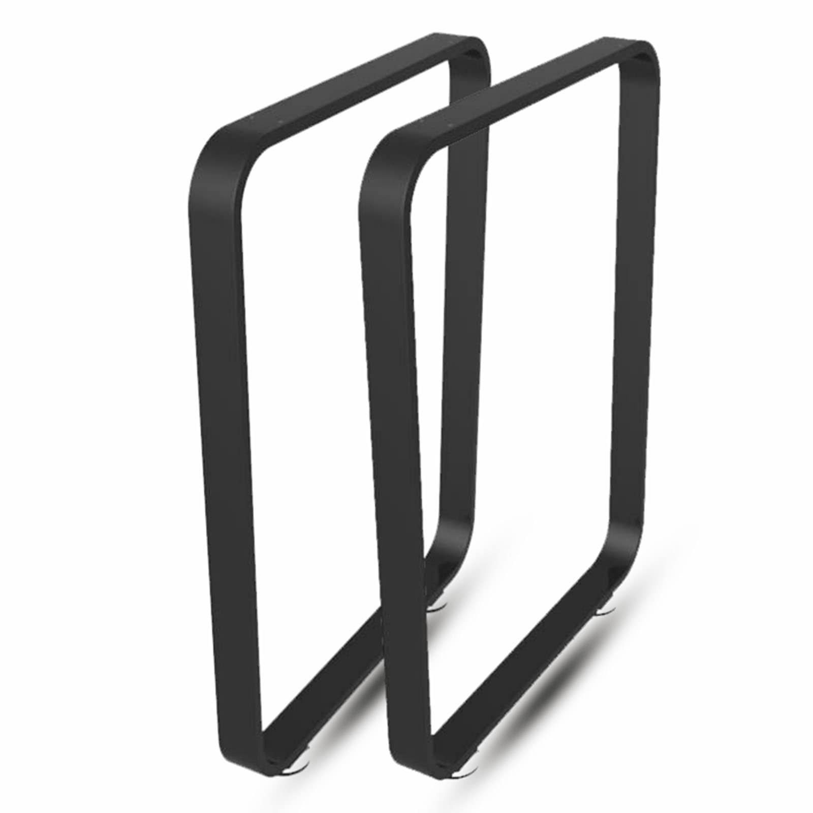 Metalowe nogi do ławki do mebli DIY, wytrzymałe, przemysłowe, stalowe nogi do stołu, szerokość 45 cm/55 cm, wysokość 72,5 cm, wymienne nogi do stolików kawowych, nowoczesnych biurek, stołów
