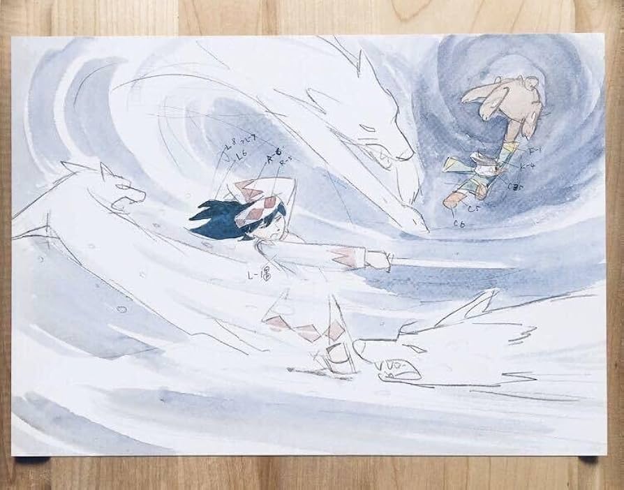 Amazon.co.jp: 東映動画「太陽の王子 ホルスの大冒険」複製絵