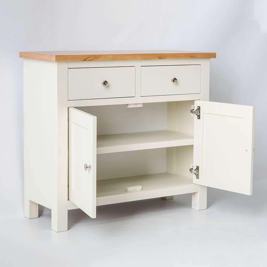 RoselandFurniture Farrow Cream Small Sideboard Storage with