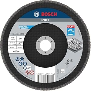 Bosch Professional PRO X571 Fächerschleifscheibe Körnung 60