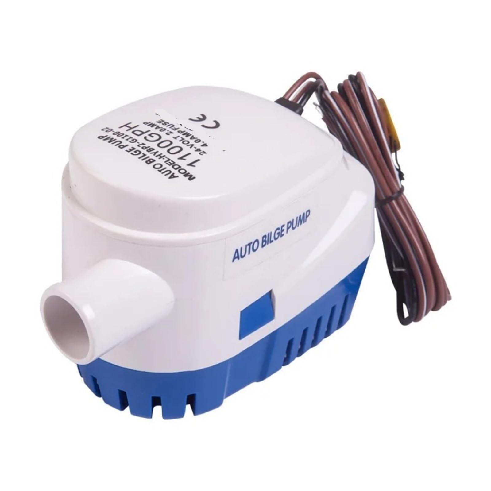 Pompa di sentina automatica for barche 1pc 750gph 1100gph DC12v 24v Acqua elettrica sommergibile automatica(750gph,12 Volt)
