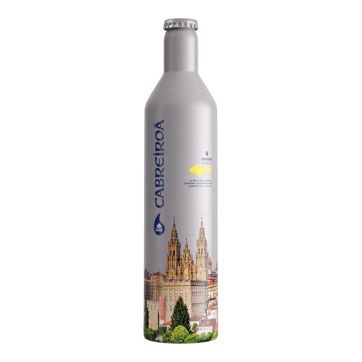 CABREIROA Agua Cabreiroá SIN GAS Aluminio, Agua Mineral Natural SIN GAS, Caja 20 x 50CL Botellas Aluminio, 10L Total